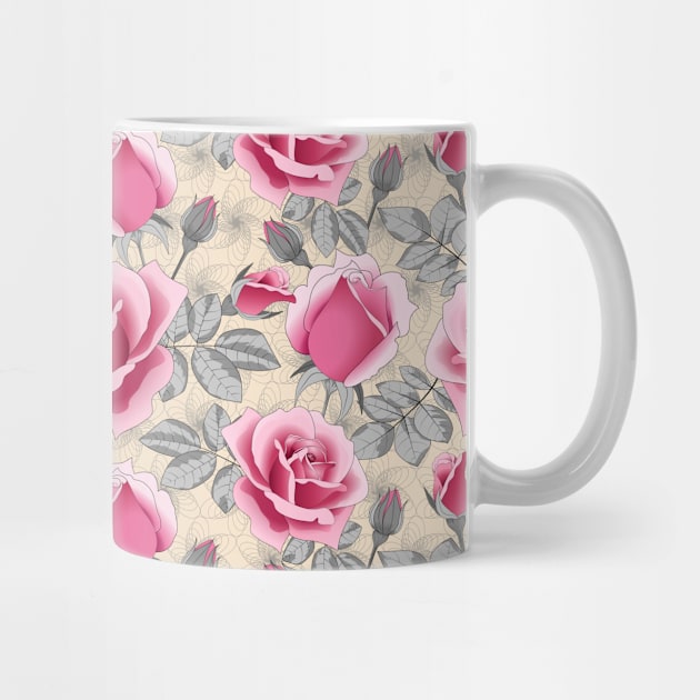 Roses Pattern by Designoholic